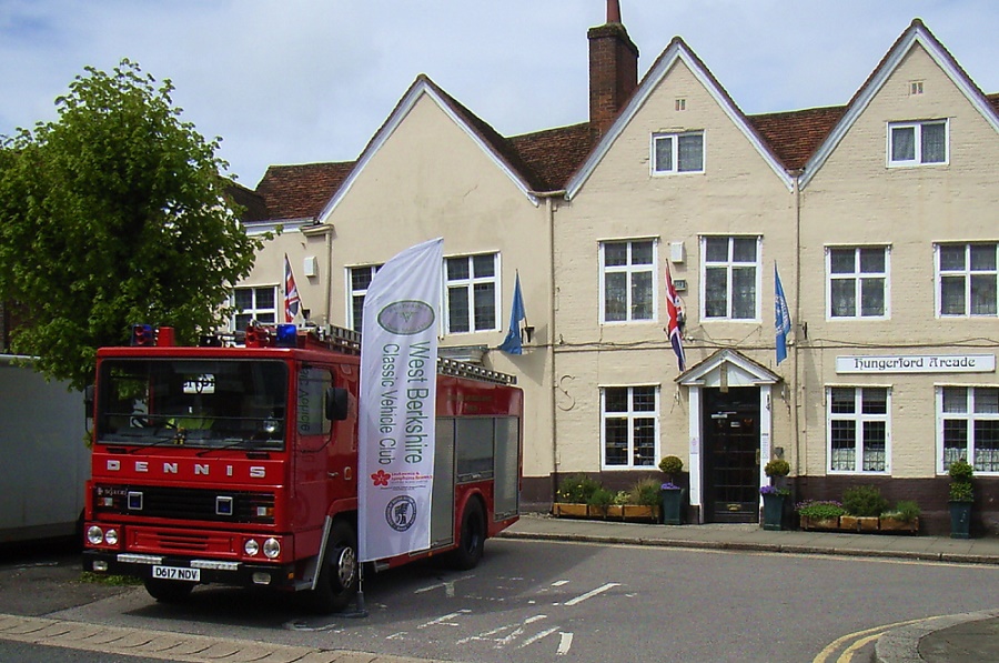Hungerford Arcade Car Show May 2016 Dennis Fire Engine