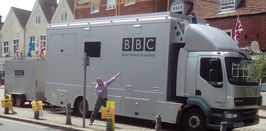 Hungerford Arcade BBC Outside Broadcast Radio 4 July 2017